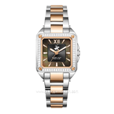 Beverly Hills Polo Club BP3671C.560 Silver Rosegold Dial Black Stainless Steel