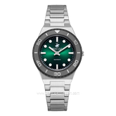 Beverly Hills Polo Club BP3713X.370 Silver Dial Green Stainless Steel
