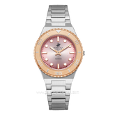 Beverly Hills Polo Club BP3713X.380 Silver Dial Pink Stainless Steel