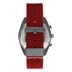 Beverly Hills Polo Club BP3337X.061 Red Gray Rubber Strap