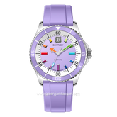 BENTLEY THE AURORA BL-20-23 Full Purple Rubber Strap