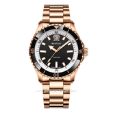 BENTLEY THE AURORA BL-20-48 Rosegold Dial Black Stainless Steel Strap