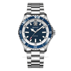 BENTLEY BL-20-58 Silver Dial Blue Stainless Steel Strap