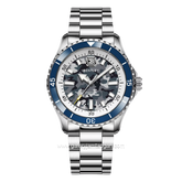 BENTLEY THE AURORA BL-20-82 Silver Dial Blue Army Stainless Steel Strap