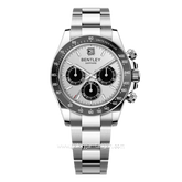 BENTLEY THE ASTRA BL-21-67 Silver Dial White Stainless Steel Strap