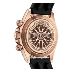 BENTLEY BL-22-41 Black Rosegold Dial Black Rubber Strap