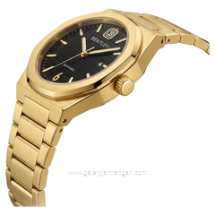 BENTLEY BL-23-33 Gold Dial Black Stainless Steel Strap