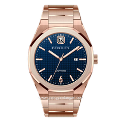 BENTLEY BL-23-38 Rosegold Dial Blue Stainless Steel Strap