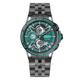 BENTLEY THE OUROBOROS BL-40-29 Chronograph Black Jarum Tosca Stainless Steel Strap