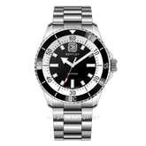 BENTLEY THE AURORA BL-20-50 Silver Dial Black Stainless Steel Strap