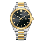 CITIZEN ECO DRIVE BM7604-80E Dual Tone Dial Black Stainless Steel