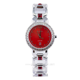BONIA BNB10102-2363S Silver Dial Red Stainless Steel
