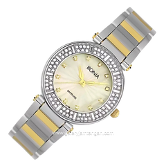 BONIA BNB10119-2117S Silver Dial Gold Stainless Steel