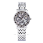 BONIA BNB10135-2355S Silver Dial White Stainless Steel Strap