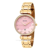 BONIA BNB10158-2575S Rosegold Dial Pink Stainless Steel Strap