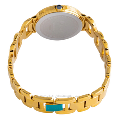 BONIA BNB10357-2255 Gold Dial White Stainless Steel Strap
