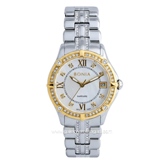 BONIA BNB10394-2323S Silver Dial White Stainless Steel Strap