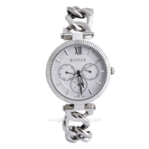 BONIA BNB10431-2313 Silver Dial White Stainless Steel Strap