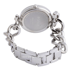 BONIA BNB10431-2313 Silver Dial White Stainless Steel Strap