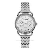 BONIA BNB10440-2312 Silver Dial White Stainless Steel Strap