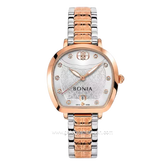 BONIA BNB10765-2617 Silver Combi Rosegold Dial Silver Stainless Steel Strap