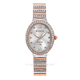 BONIA BNB10827-2613S Silver Rosegold Stainless Steel