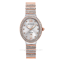 BONIA BNB10827-2613S Silver Rosegold Stainless Steel