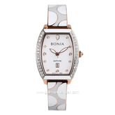 BONIA BNB10861-2517S White Rosegold Stainless Steel