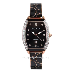 BONIA BNB10861-2537S Black Rosegold Stainless Steel