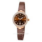 BONIA BNB10938-2047S Brown Dial Brown Stainless Steel Strap