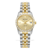 BONIA BNB10950-3127S Silver Combi Gold Dial Gold Stainless Steel Strap