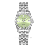 BONIA BNB10950-3397S Silver Dial Green Stainless Steel Strap
