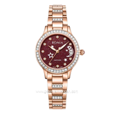 BONIA BNB10960-2567S Rosegold Dial Brown Stainless Steel Strap