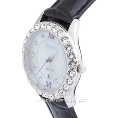 BONIA BNB10011-2309S Dial White Leather Strap