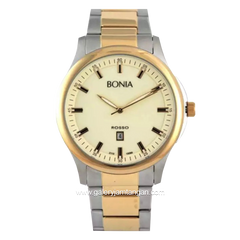 BONIA BNB10096-1122 Silver Gold Stainless Steel Strap