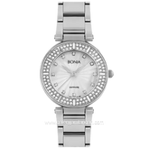 BONIA BNB10119-2317S SIlver Dial White MOP