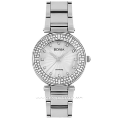 BONIA BNB10119-2317S SIlver Dial White MOP