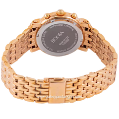 BONIA BNB10122-2541 Gold Dial Brown Stainless Steel