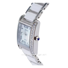 BONIA BNB10124-2351S White Silver Stainless Steel