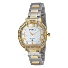 BONIA BNB10129-2257SN Silver Gold Stainless Steel Strap