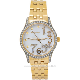 BONIA BNB10196-2255S Gold Dial White MOP Stainless Steel