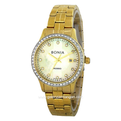 BONIA BNB10277-2257S Gold Stainless Steel Strap