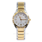 BONIA BNB10397-2117S Combination Silver Gold Dial White Sapphire Crystal Stainless Steel