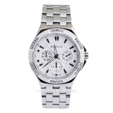 BONIA BNB10424-2312S Silver Dial White Stainless Steel
