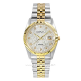 BONIA BNB10550-1116 Silver Combinasi Gold Stainless Steel