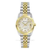 BONIA BNB10550-3116 Silver Gold Dial White Stainless Steel