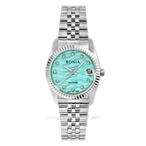 BONIA BNB10550-3387 Silver Dial Blue Sapphire Crystal Stainless Stel