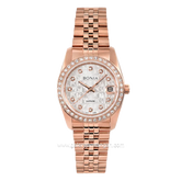 BONIA BNB10550-3516S Rosegold Dial White Stainless Steel