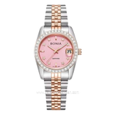 BONIA BNB10550-3679S Silver Dial Pink Stainless Steel