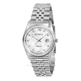 BONIA BNB10552-1353 Silver Dial White Stainless Steel